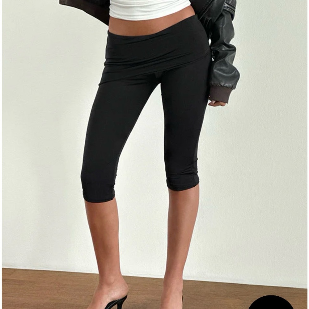 Motel fold over Capri pants